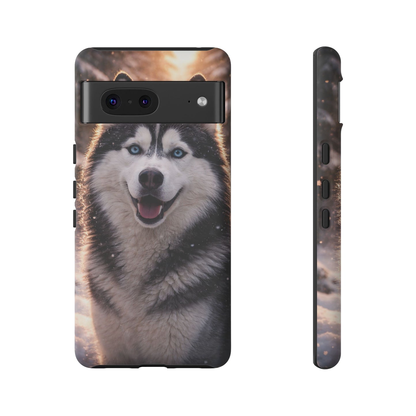Siberian Husky Tough Phone Case | Blue Eyes Dog Cover Protective iPhone Case