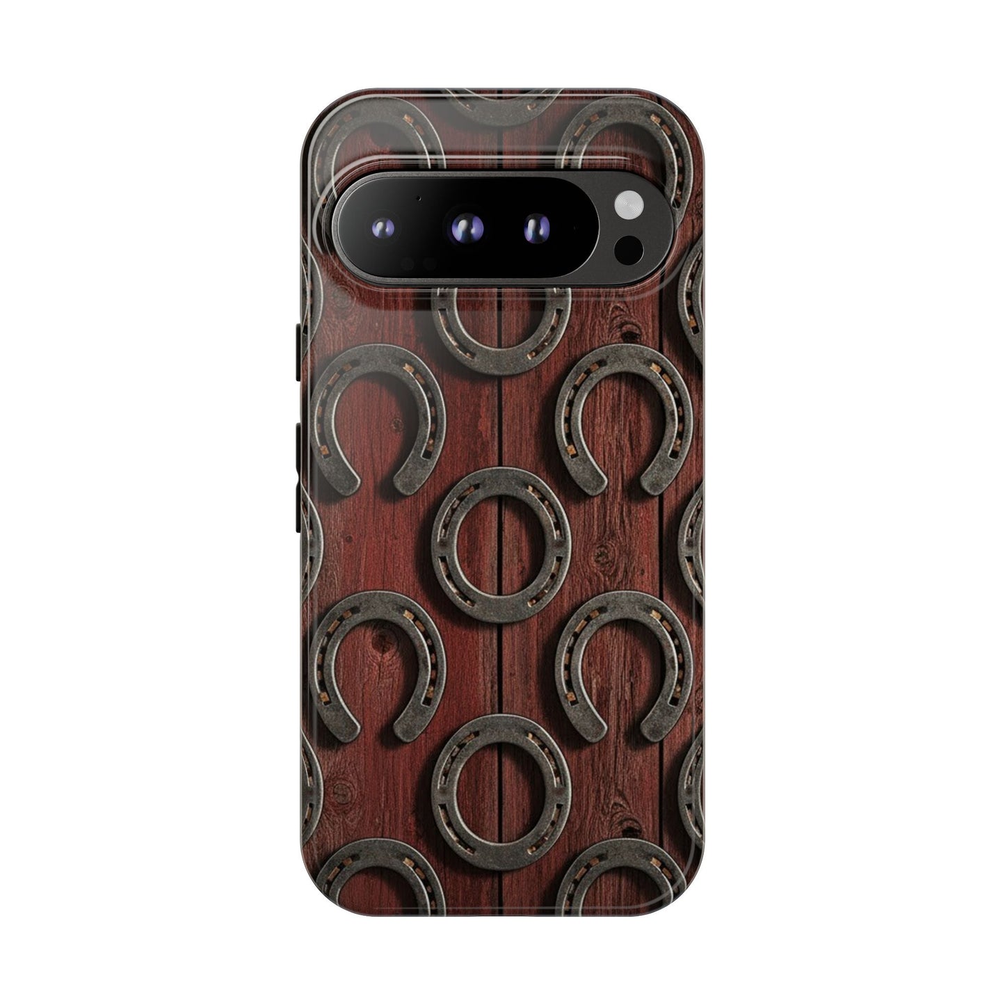 Rustic Horseshoe Western Phone Case – Cowboy Country Ranch Tough Case
