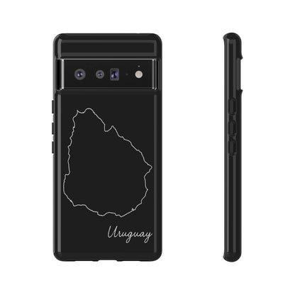Uruguay Outline Phone Case – Minimal Country Map Tough Case (iPhone, Samsung, Pixel)