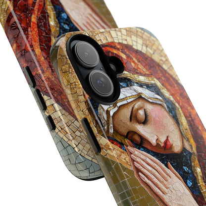 Virgin Mary Phone Case, Catholic Phone Case, Christian Aesthetic Case, Religious iPhone Case, Saint Art Case, Faith Gift