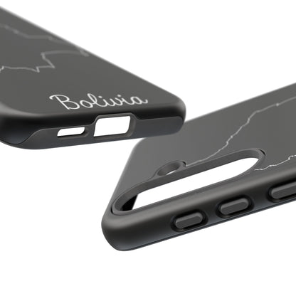 Bolivia Outline Phone Case – Minimal Country Map Tough Cover