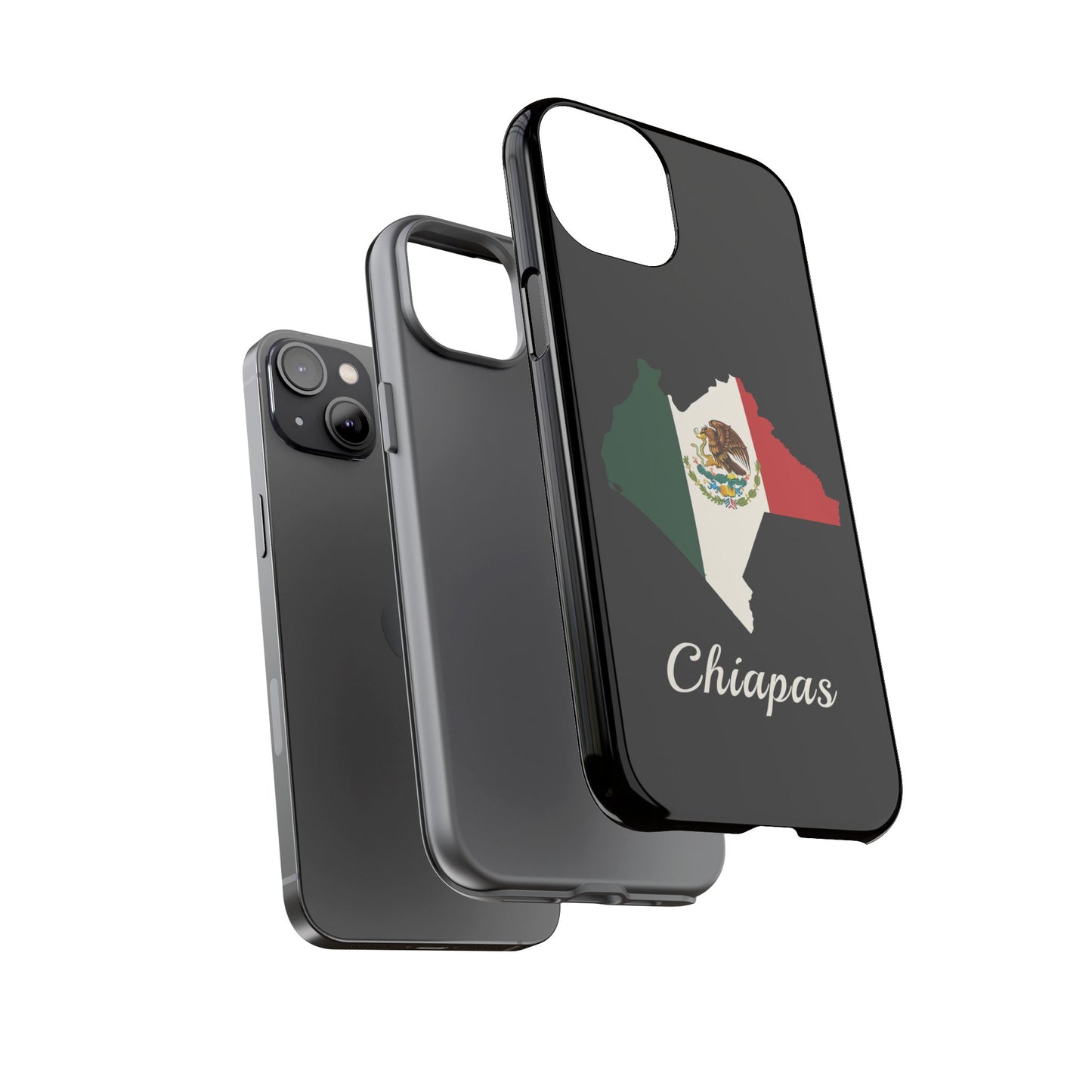 Chiapas Mexico Flag Map Phone Case | Mexican American Pride Tough Case for iPhone & Samsung