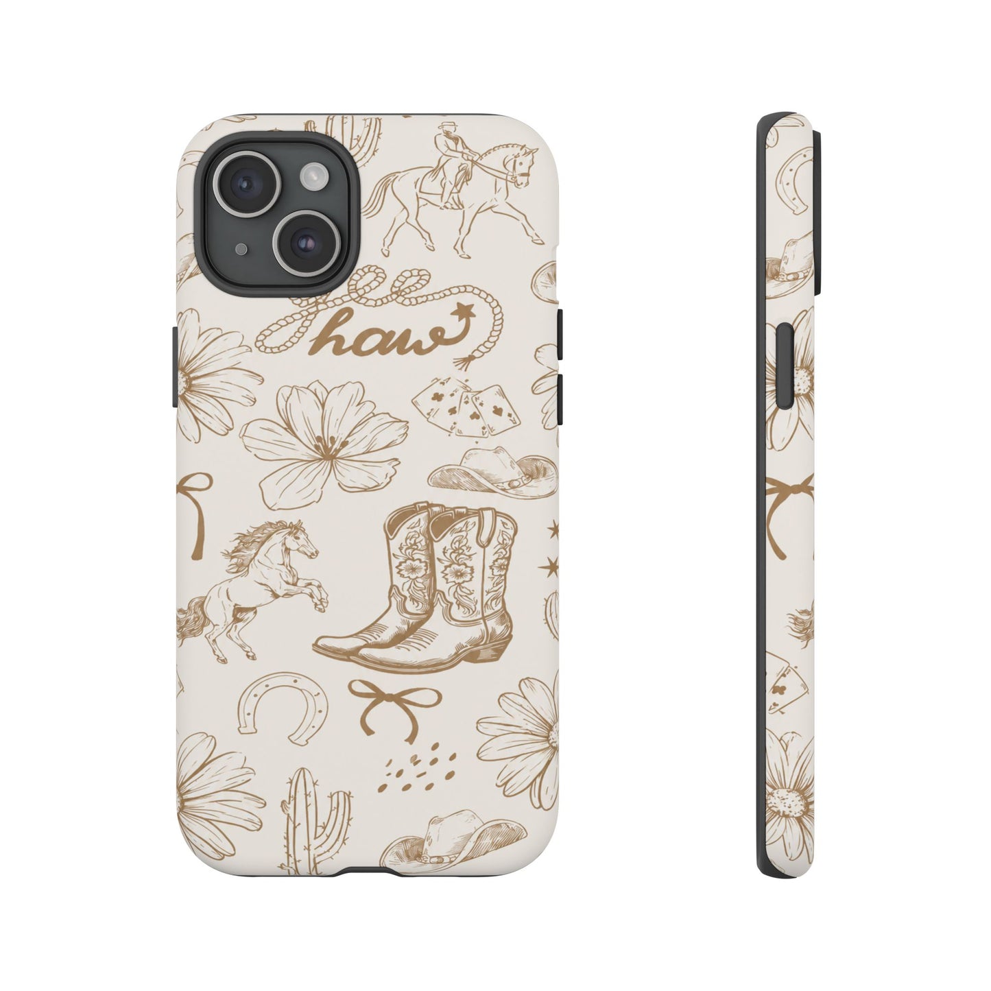 Western Cowgirl Phone Case for iPhone Samsung Galaxy Pixel Tough Case
