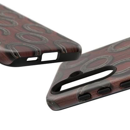 Rustic Horseshoe Western Phone Case – Cowboy Country Ranch Tough Case