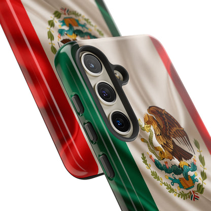 Mexico Flag Phone Case | Mexican Pride iPhone & Samsung Case | Tricolor Aesthetic Tough Protective Cover