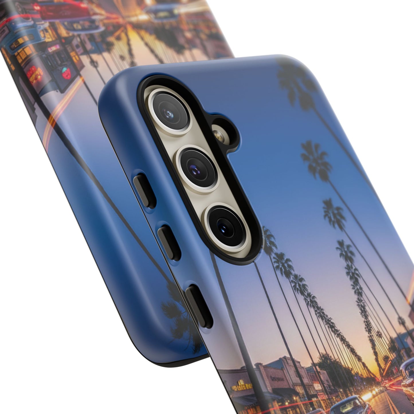 LA Sunset Boulevard Phone Case | Palm Tree Sunset Aesthetic | City Night Tough Case