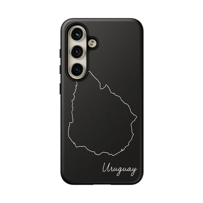Uruguay Outline Phone Case – Minimal Country Map Tough Case (iPhone, Samsung, Pixel)