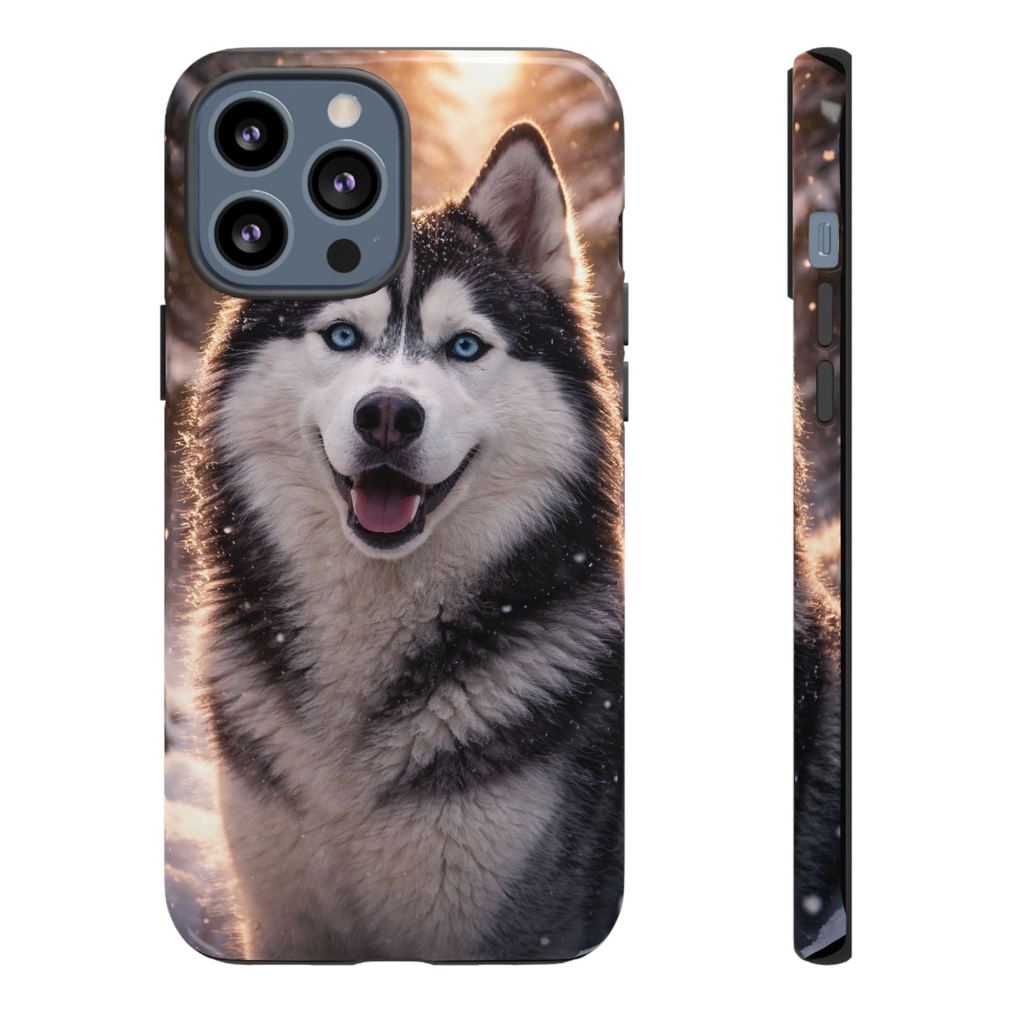Siberian Husky Tough Phone Case | Blue Eyes Dog Cover Protective iPhone Case