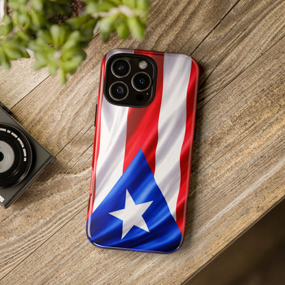 Puerto Rico Flag Phone Case | Boricua Pride Tough Case | Puerto Rican Flag Protective Cover for iPhone & Samsung