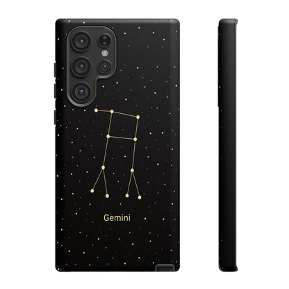 Gemini Zodiac Constellation Phone Case – Luxe Gold Celestial Cover