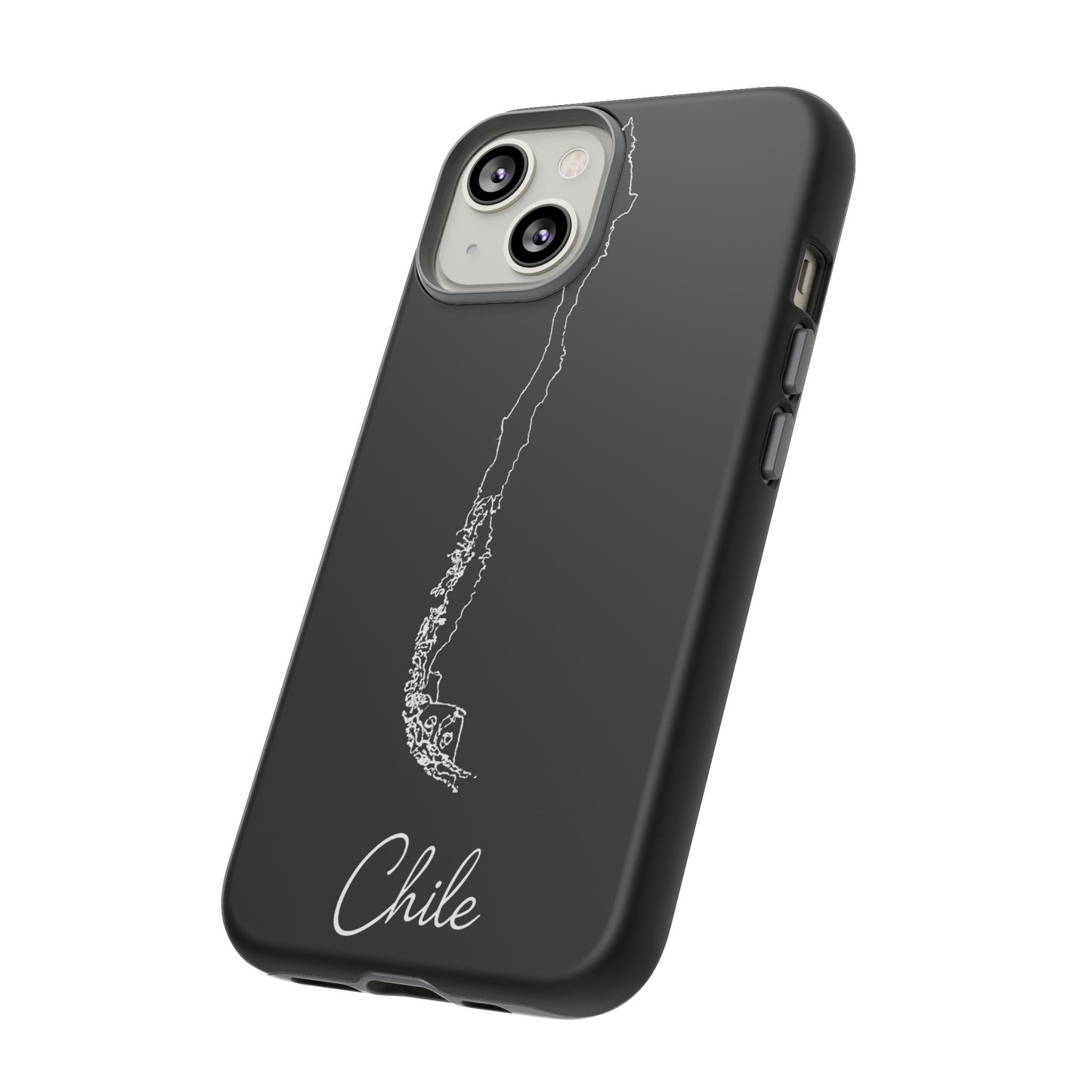 Chile Outline Phone Case – Minimal Country Map Tough Case (iPhone, Samsung, Pixel)