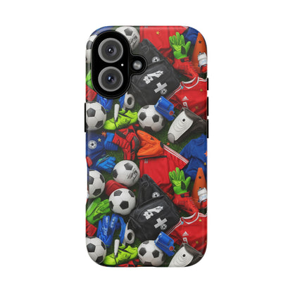 Soccer Ball Pattern Phone Case – Sports Fan Tough Protective Game Day Case