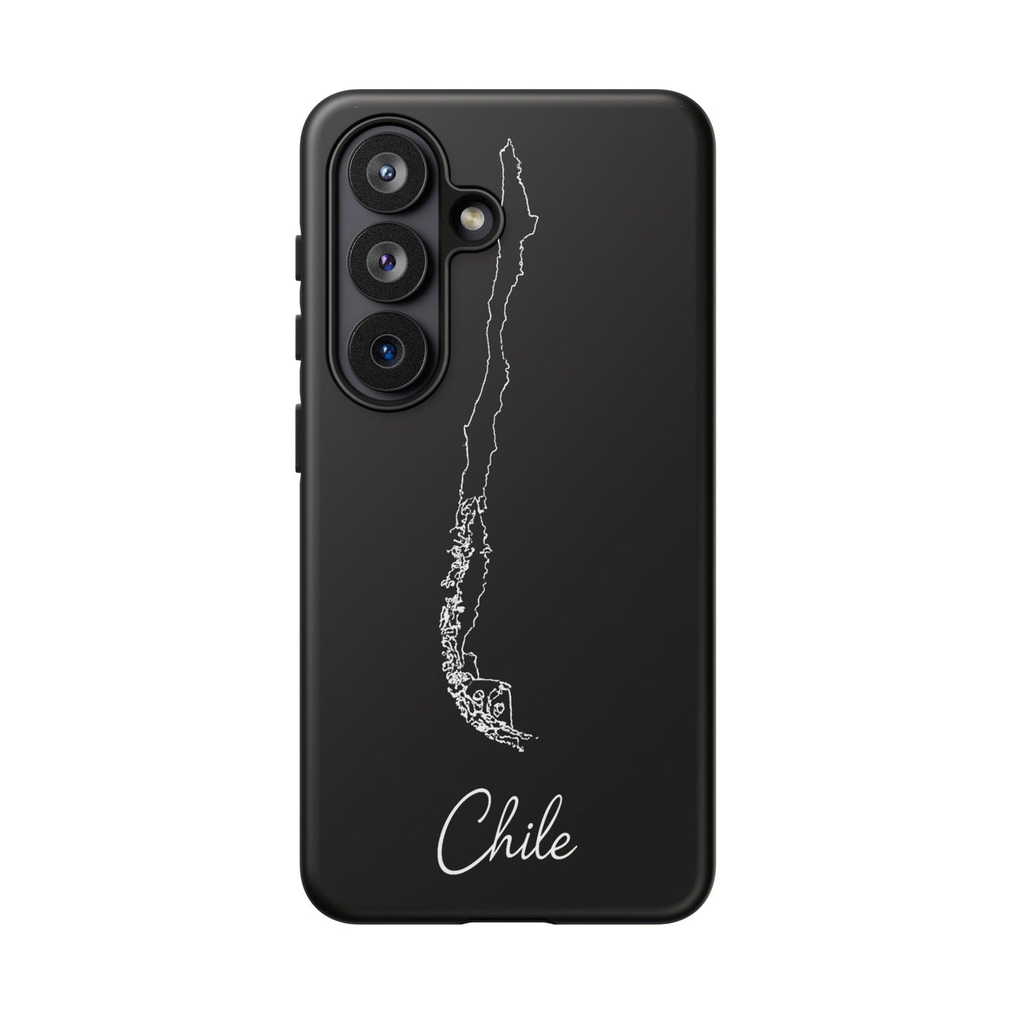 Chile Outline Phone Case – Minimal Country Map Tough Case (iPhone, Samsung, Pixel)