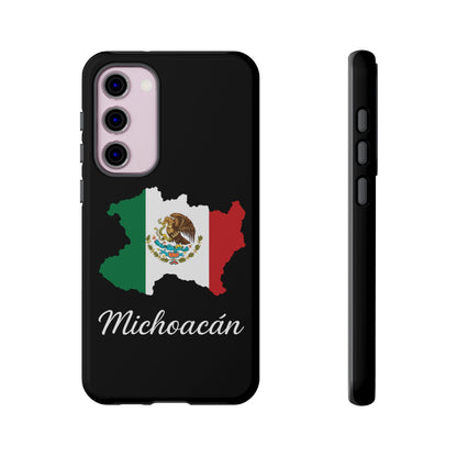 Michoacán Mexico Flag Map Phone Case | Mexican American Pride Tough Case for iPhone & Samsung