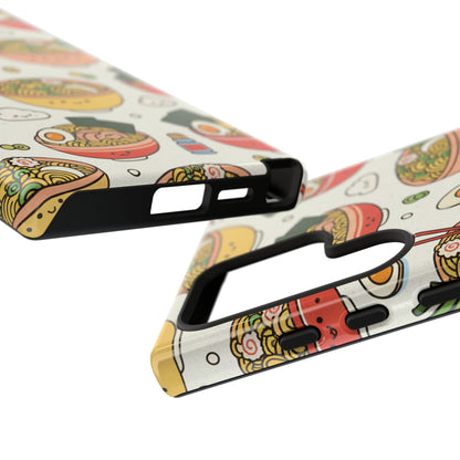 Kawaii Ramen Phone Case – Cute Japanese Food Pattern | Noodle Bowl Aesthetic Case