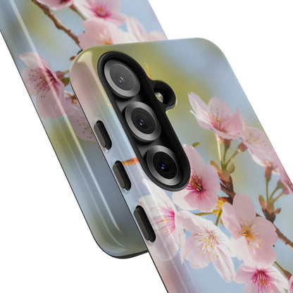 Cherry Blossom Phone Case – Pink Floral Tough Case (iPhone, Samsung Galaxy, Pixel)