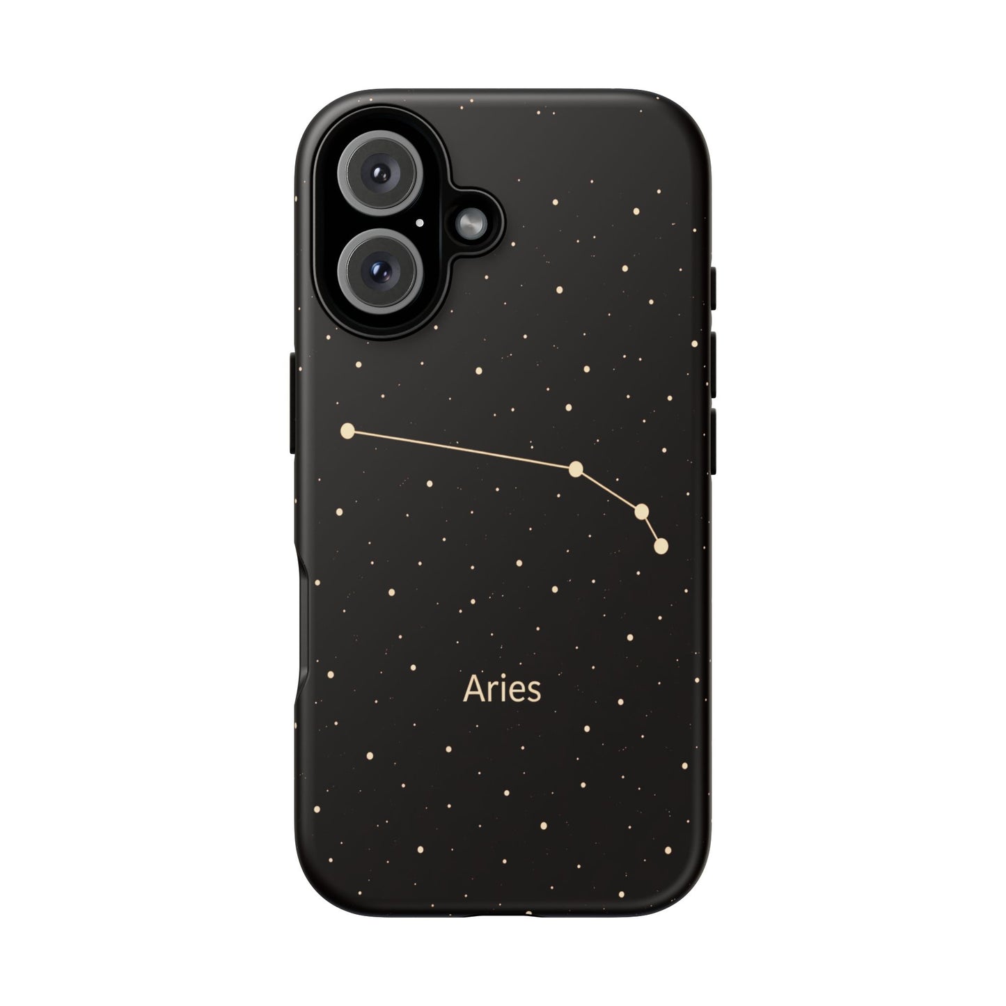Aries Zodiac Constellation Phone Case – Luxe Gold Celestial Cover