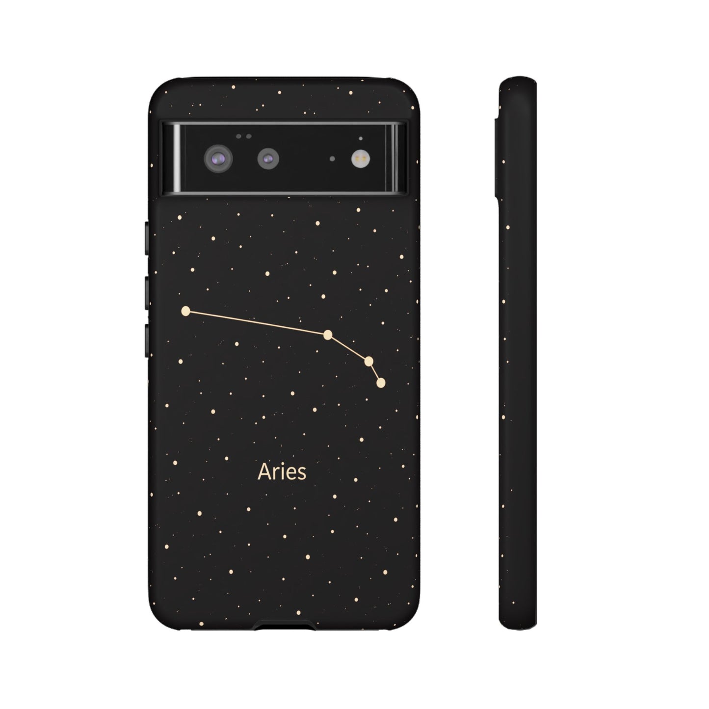 Aries Zodiac Constellation Phone Case – Luxe Gold Celestial Cover