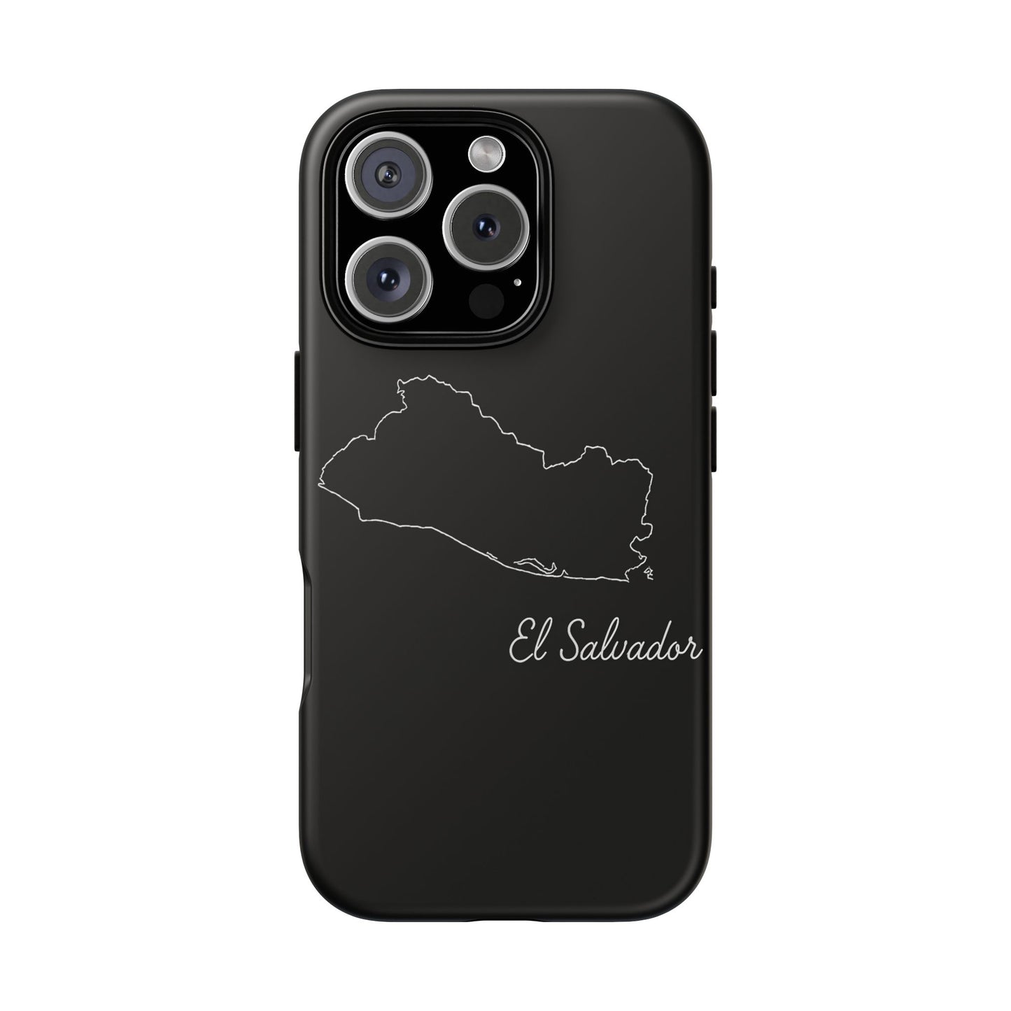 El Salvador Outline Phone Case – Minimal Country Map Tough Case (iPhone, Samsung, Pixel)