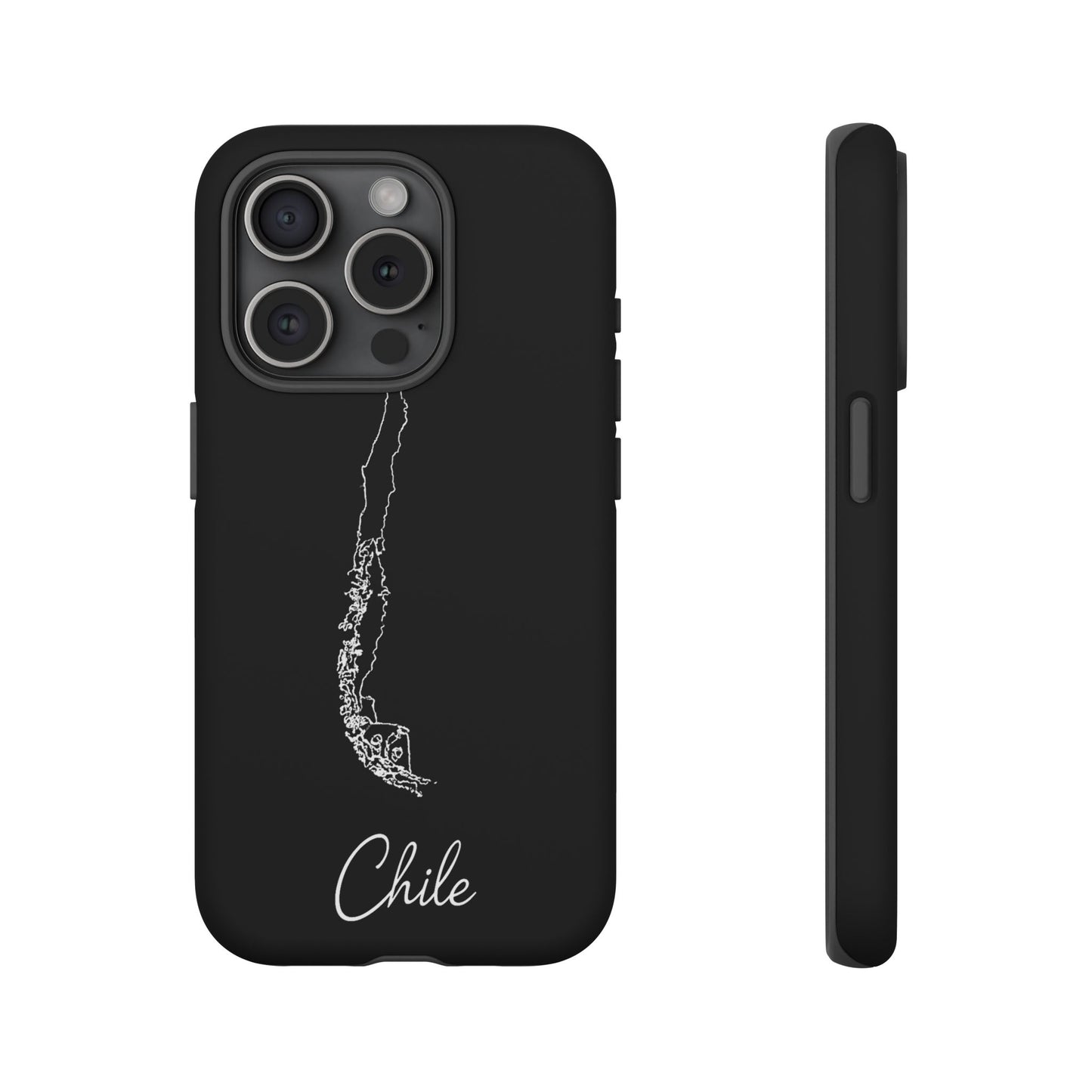Chile Outline Phone Case – Minimal Country Map Tough Case (iPhone, Samsung, Pixel)