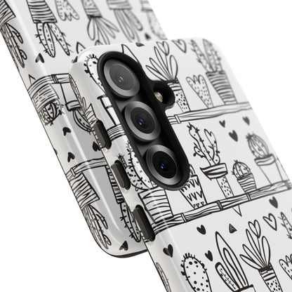 Cactus Succulent Phone Case Cute Plant Aesthetic iPhone Samsung Cover