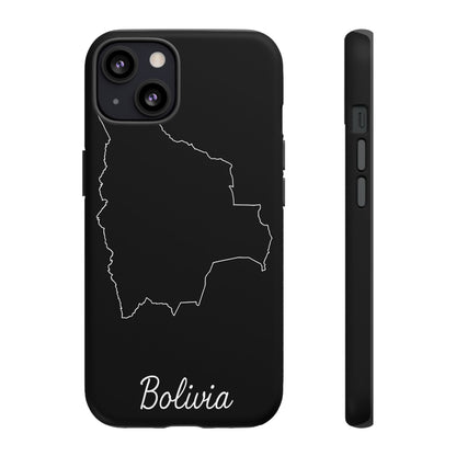 Bolivia Outline Phone Case – Minimal Country Map Tough Cover
