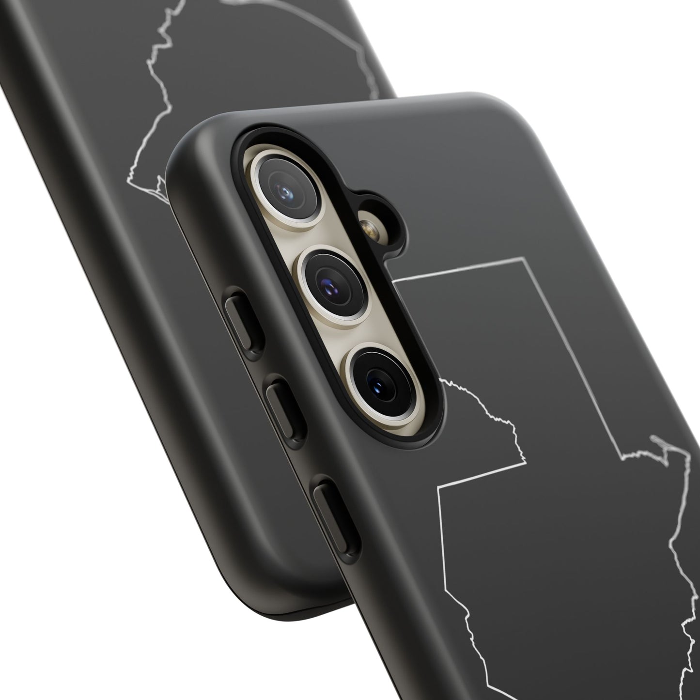 Guatemala Outline Phone Case – Minimal Country Map Tough Case (iPhone, Samsung, Pixel)