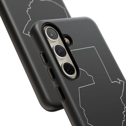 Guatemala Outline Phone Case – Minimal Country Map Tough Case (iPhone, Samsung, Pixel)