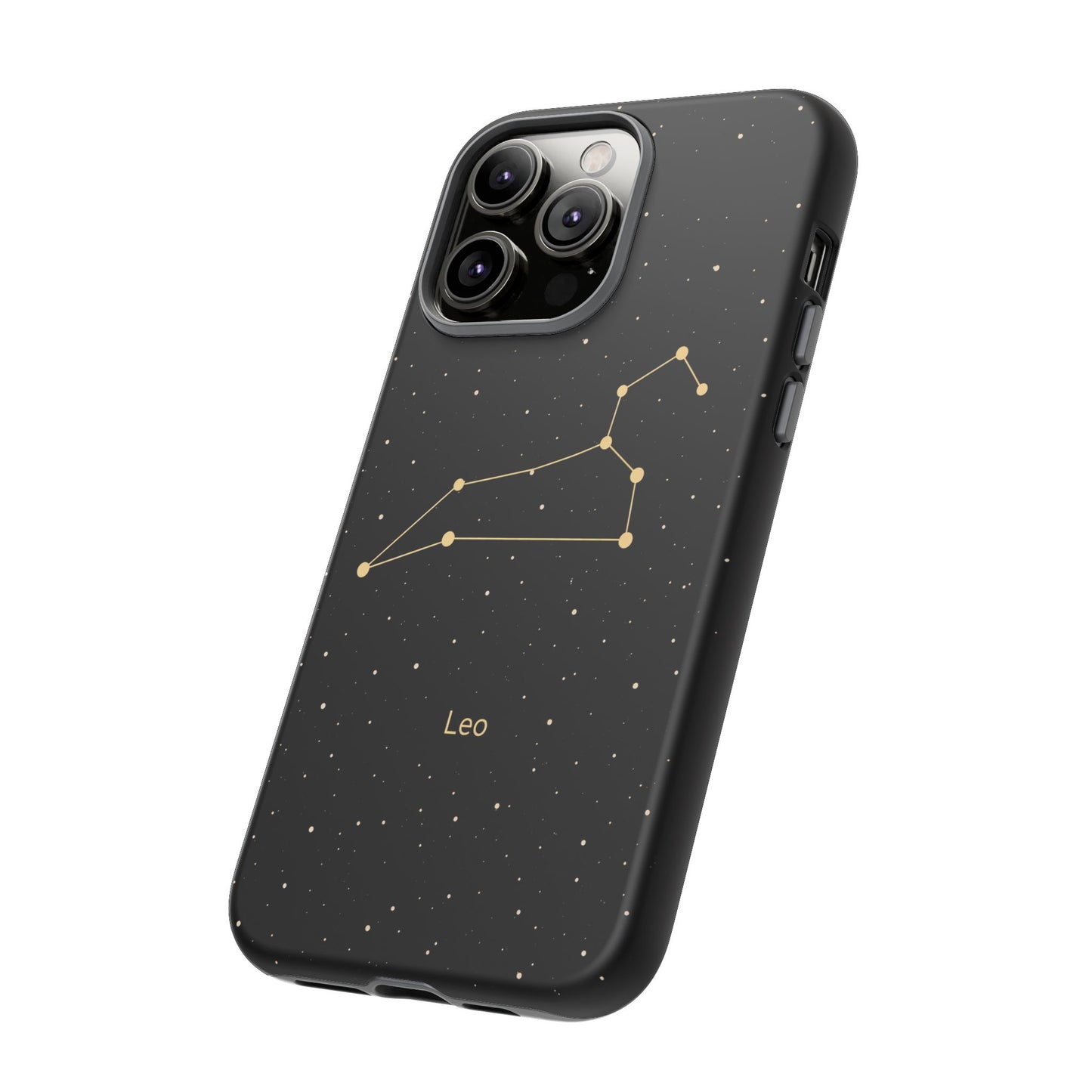 Leo Zodiac Constellation Phone Case – Luxe Gold Celestial Cover