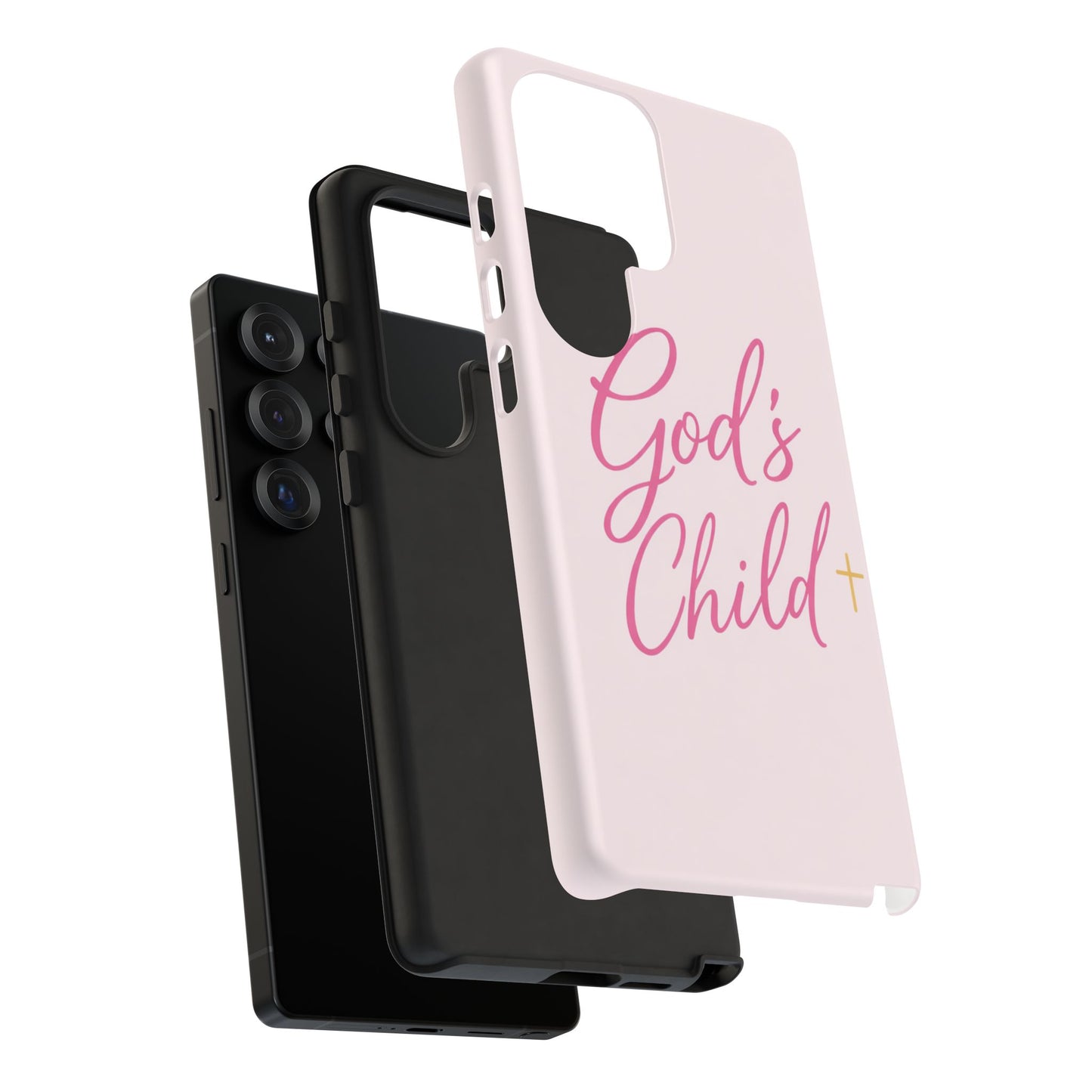 Gods Child Phone Case Christian Pink Aesthetic Tough iPhone Case