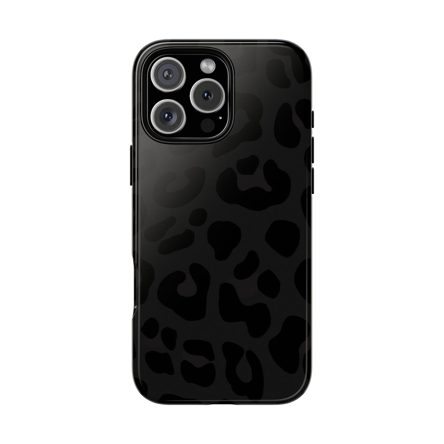 Black Leopard Phone Case | Matte & Glossy Tough Protective iPhone Case