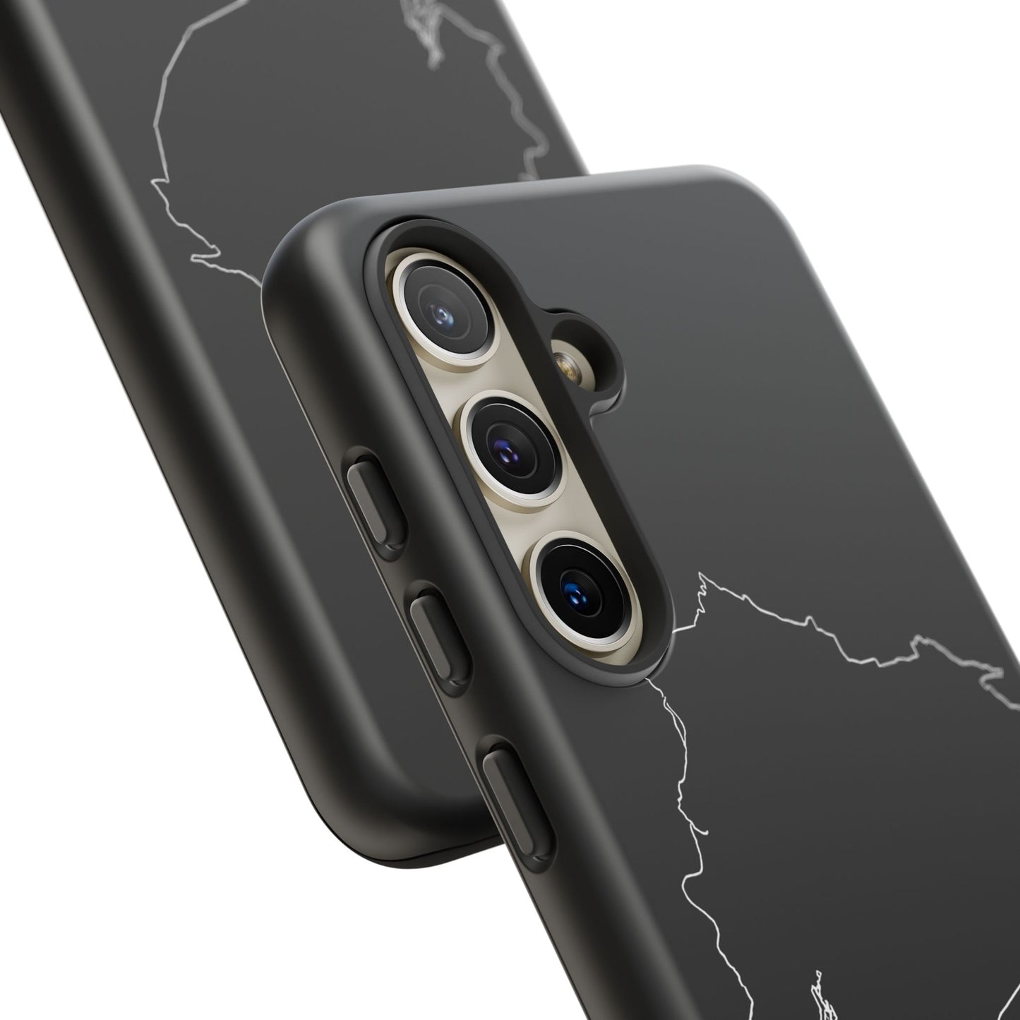 Ecuador Outline Phone Case – Minimal Country Map Tough Case (iPhone, Samsung, Pixel)