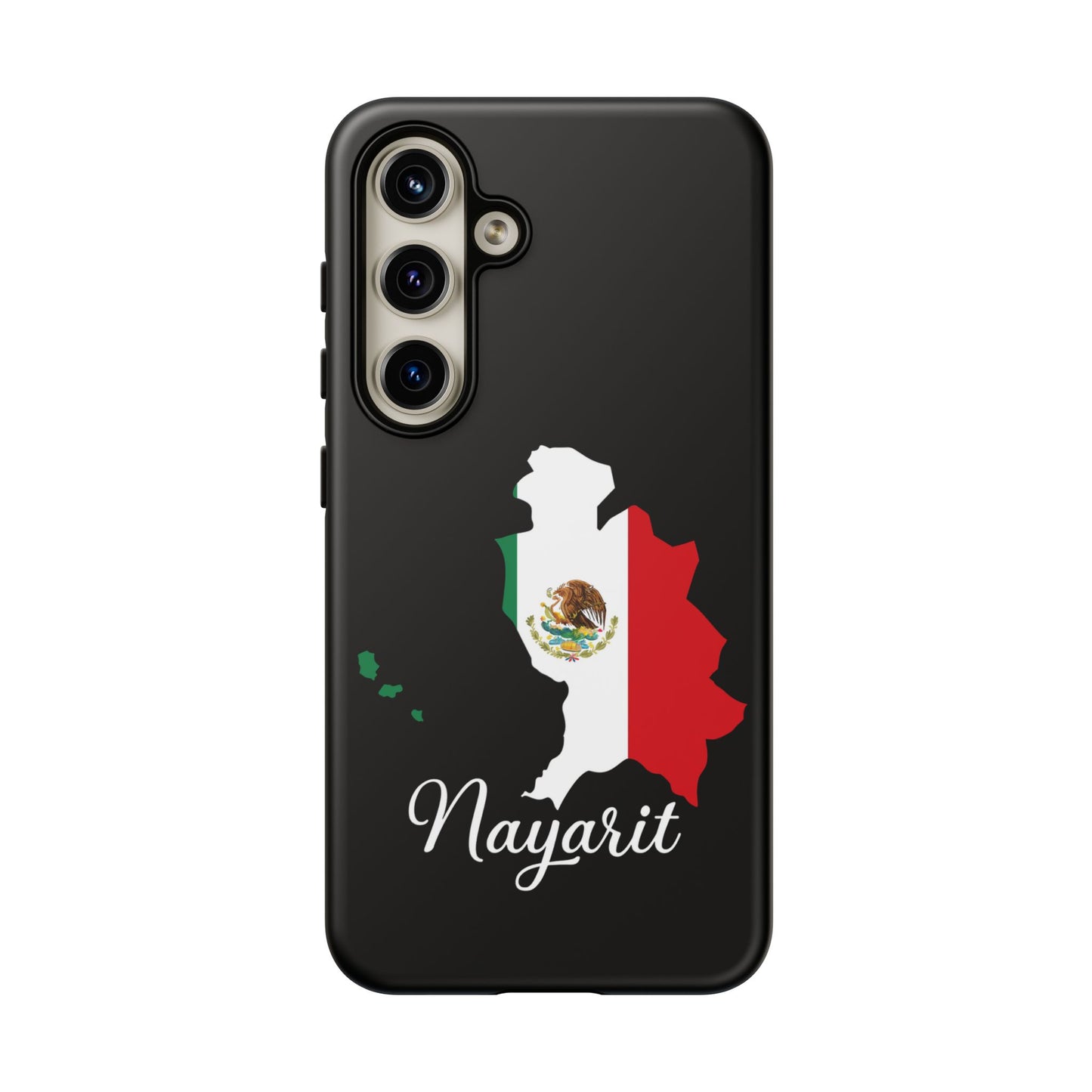 Nayarit Mexico Flag Map Phone Case | Mexican American Pride Tough Case for iPhone & Samsung