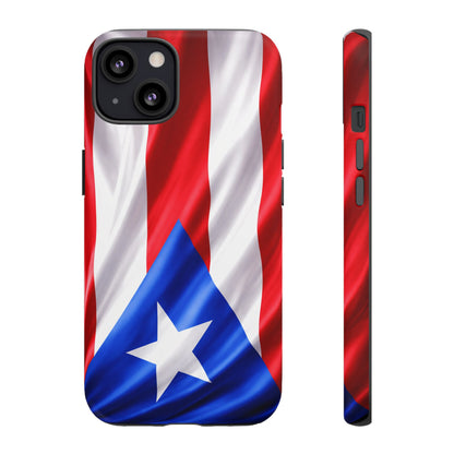 Puerto Rico Flag Phone Case | Boricua Pride Tough Case | Puerto Rican Flag Protective Cover for iPhone & Samsung