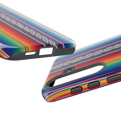 Serape Stripe Phone Case – Colorful Mexican Blanket Pattern Tough Case