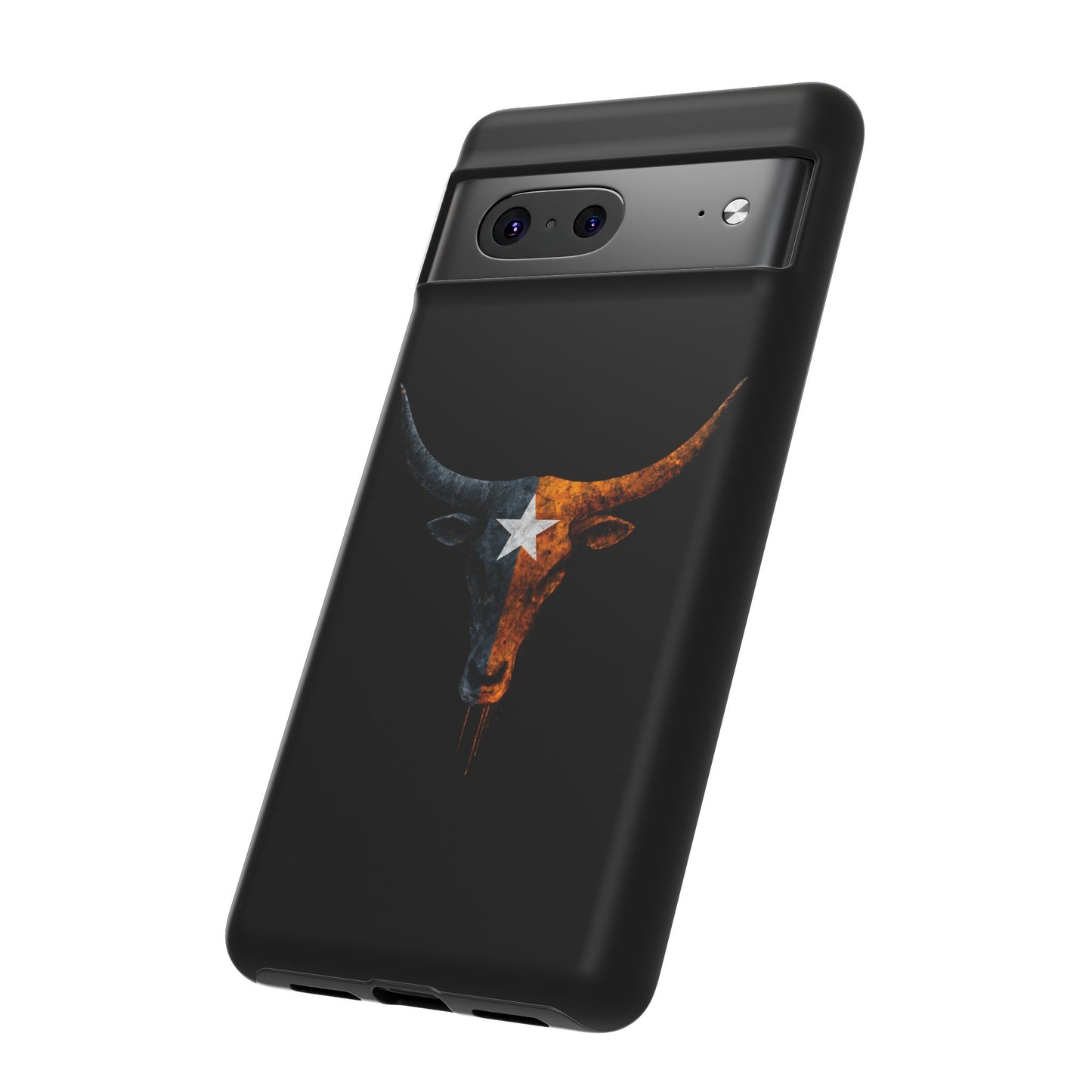 Texas Longhorn Skull Phone Case Western Cowboy Bull iPhone Samsung Cover