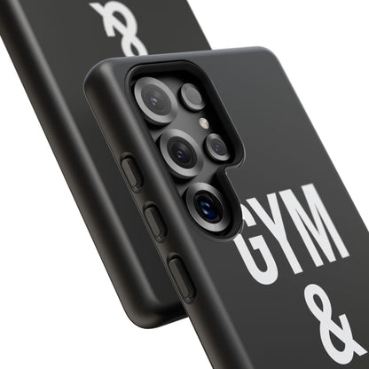 Gym & Jesus Phone Case Christian Faith Workout Gym Motivation Case