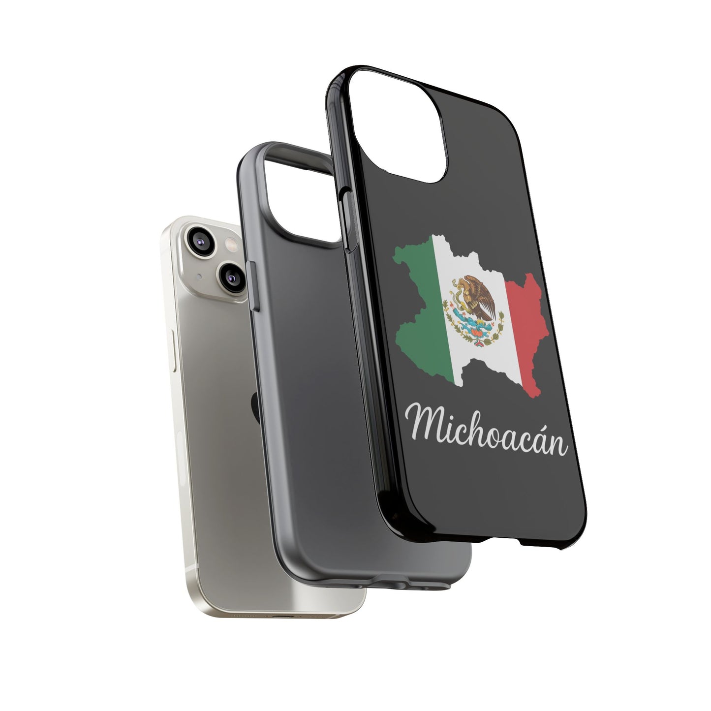 Michoacán Mexico Flag Map Phone Case | Mexican American Pride Tough Case for iPhone & Samsung