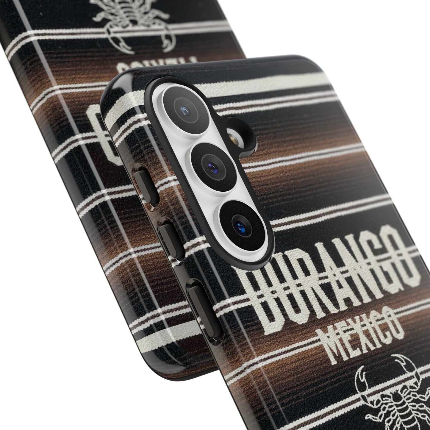 Durango Mexico Phone Case | Serape Scorpion Western Design | Mexican Heritage Tough Case for iPhone & Samsung