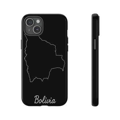 Bolivia Outline Phone Case – Minimal Country Map Tough Cover