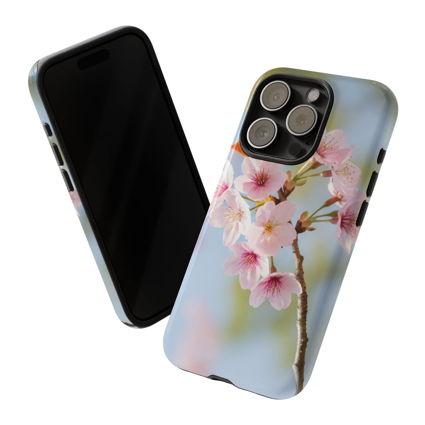 Cherry Blossom Phone Case – Pink Floral Tough Case (iPhone, Samsung Galaxy, Pixel)