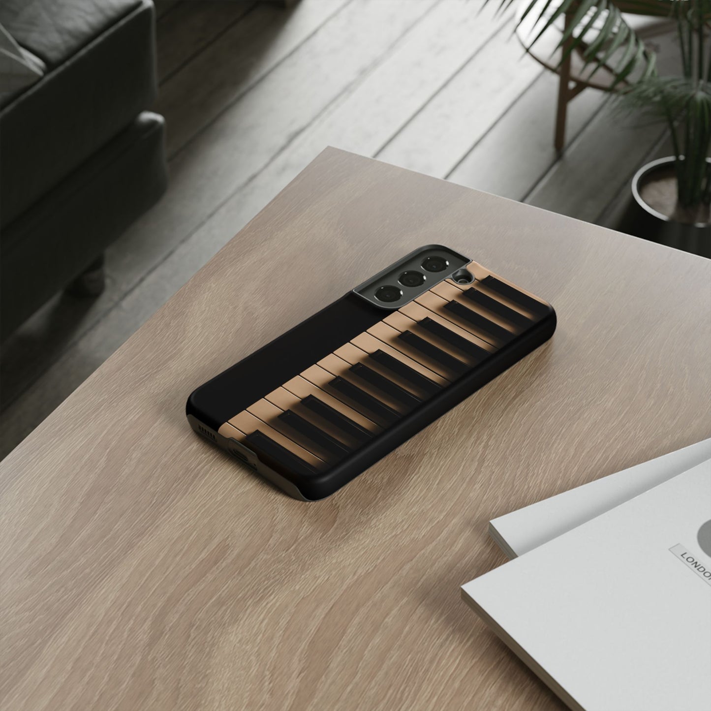 Piano Phone Case – Piano Keyboard Tough Case for Musicians (iPhone, Samsung, Pixel)