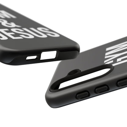 Gym & Jesus Phone Case Christian Faith Workout Gym Motivation Case