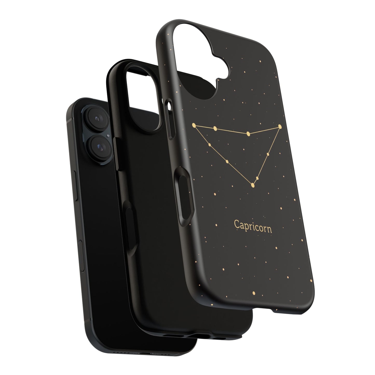 Capricorn Zodiac Constellation Phone Case – Luxe Gold Celestial Cover