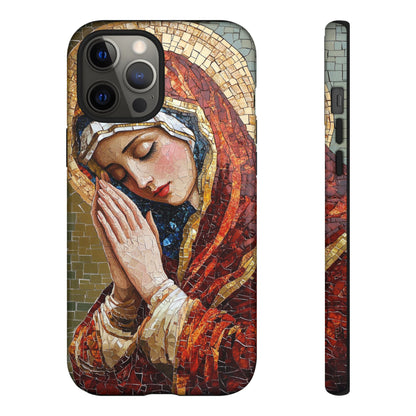 Virgin Mary Phone Case, Catholic Phone Case, Christian Aesthetic Case, Religious iPhone Case, Saint Art Case, Faith Gift