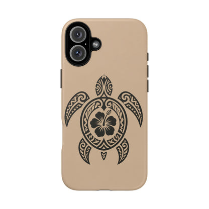 Polynesian Turtle Phone Case | Hawaiian Beach Tough Cover