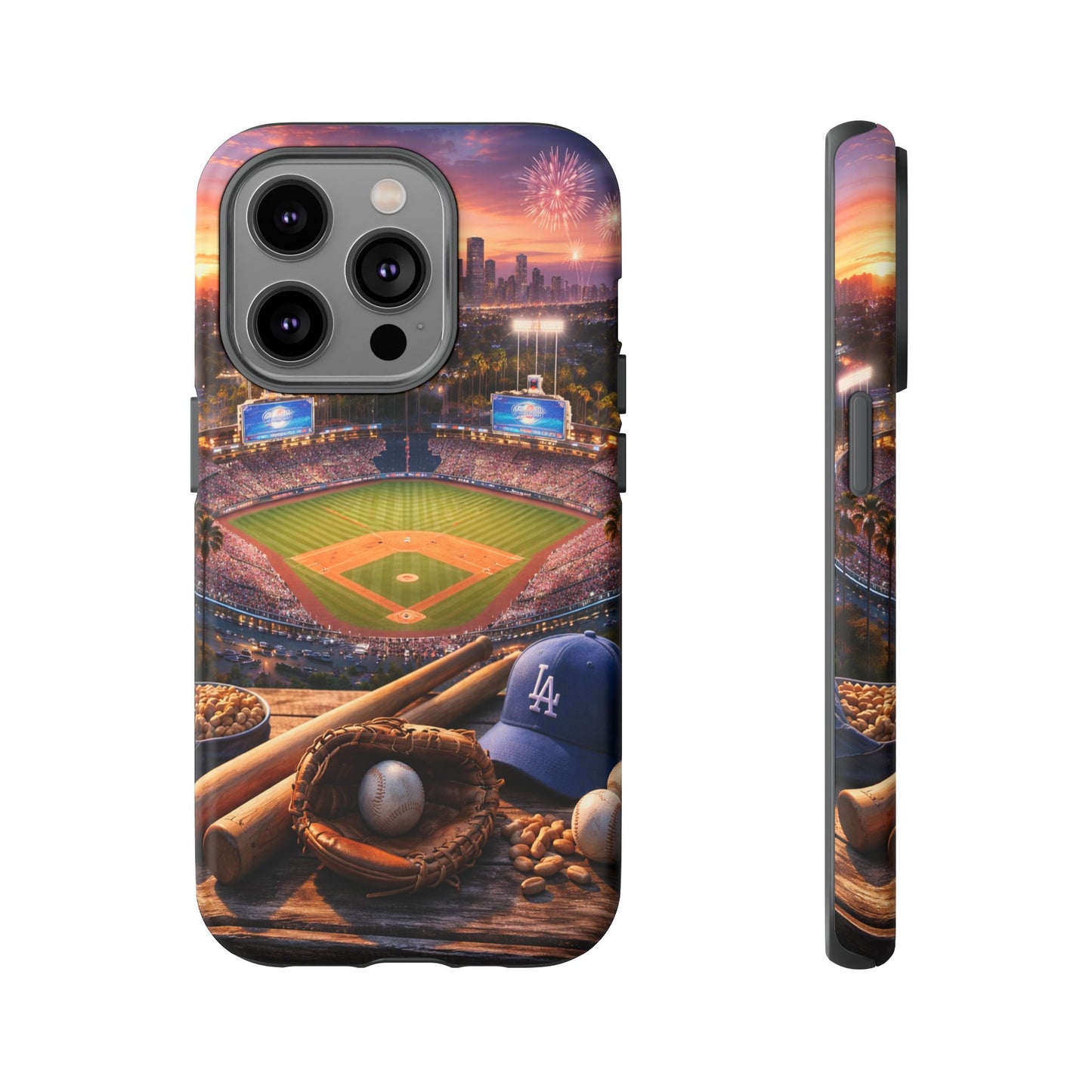 Baseball Sunset Stadium Phone Case LA Game Day Sports Aesthetic Case