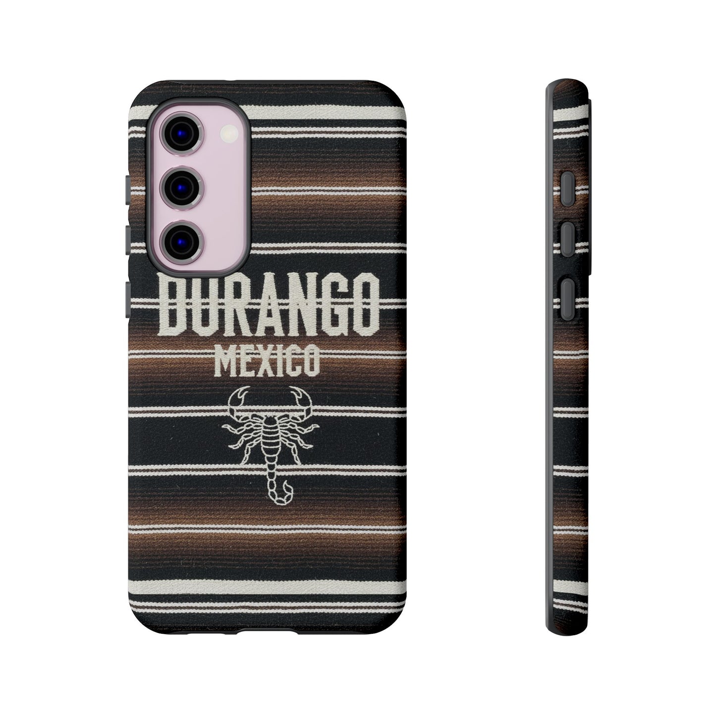 Durango Mexico Phone Case | Serape Scorpion Western Design | Mexican Heritage Tough Case for iPhone & Samsung