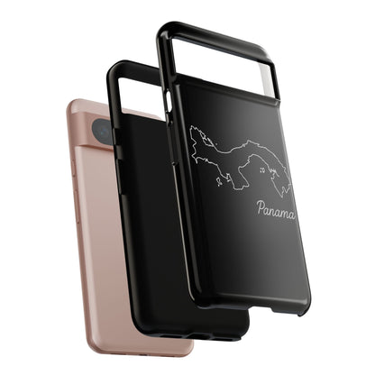 Panama Outline Phone Case – Minimal Country Map Tough Case (iPhone, Samsung, Pixel)