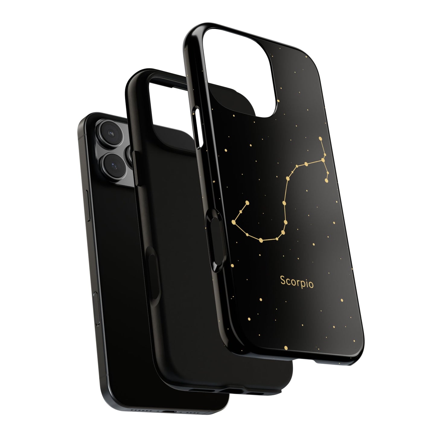 Scorpio Zodiac Constellation Phone Case – Luxe Gold Celestial Cover